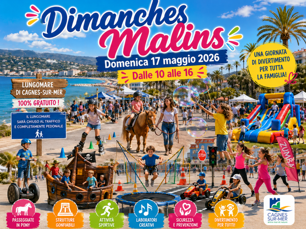 Dimanches Malins a Cagnes-sur-Mer: una giornata perfetta per tutta la famiglia